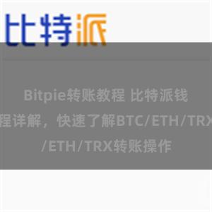 Bitpie转账教程 比特派钱包转账教程详解，快速了解BTC/ETH/TRX转账操作