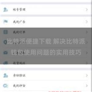 比特派便捷下载 解决比特派钱包使用问题的实用技巧