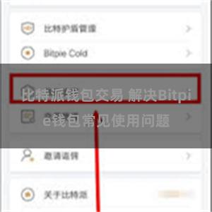 比特派钱包交易 解决Bitpie钱包常见使用问题