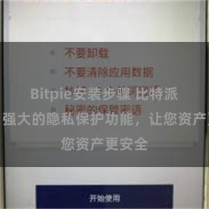 Bitpie安装步骤 比特派钱包：强大的隐私保护功能，让您资产更安全