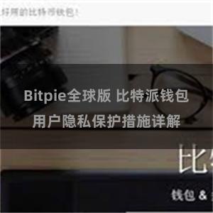 Bitpie全球版 比特派钱包用户隐私保护措施详解