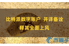 比特派数字账户  并详备诠释其全面上风