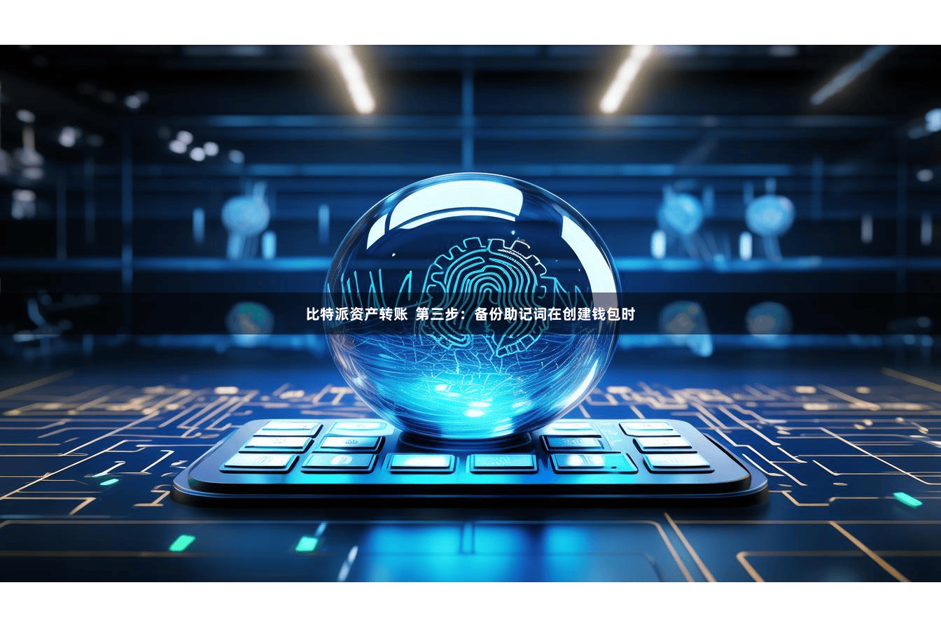 比特派资产转账  第三步：备份助记词在创建钱包时